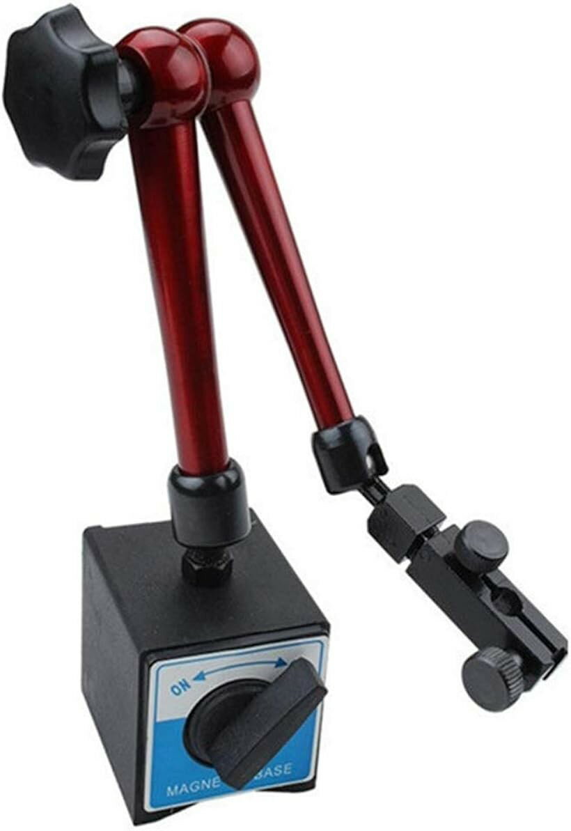 マグネットスタンド ダイヤルゲージ 旋盤 レバレッジ用 亜鉛合金 フレキシブル磁気ベース 大 35cm (大(..