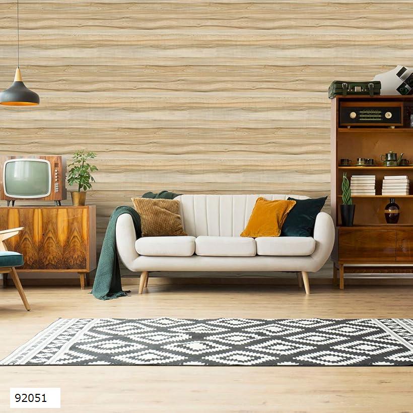 壁紙シール 45cmx6m 木目 リメイクシート 和室風 はがせる壁紙 接着剤不要 DIYシート 防水 防カビ ウォ..