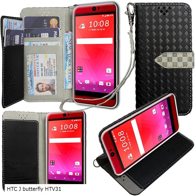 ڥȥå2աau HTC J butterfly HTV31  Ģ С Ģ GTO ꥸʥϥɥȥåסͥåȥå 3å PU쥶쥢TPUѤĢPU쥶