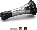 【全商品P5倍★5/16 1:59迄】HEIGHTEN 45mm リール スタンド カスタムバランサー シマノ(SHIMANO) ダイワ(DAIWA) スピニングリール 通用 Pillar Series (ガンメタル＆ブラック(キャップ)) (282)