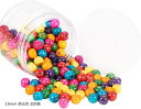 PandaHall 約200個セット ウッドビーズ カラフル ナチュラル 丸型 ジュエリー用 ネックレス DIY パーツ 染め 混合色 10mm(10mm 混合...