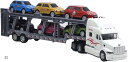 トレーラー おもちゃ 玩具 大きい ミニカー 大型 大きめ 1/48 トラック 合金 ホワイト(白)