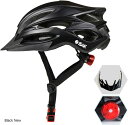 ISAK ヘルメット 超軽量 磨き砂質感 自転車用 サイクルヘルメット スポーツヘルメット 衝撃吸収/安全/通勤/通学/サイクリング 56-61cm調整可能 大人/ジュニア用 Black(Black New, One Size)