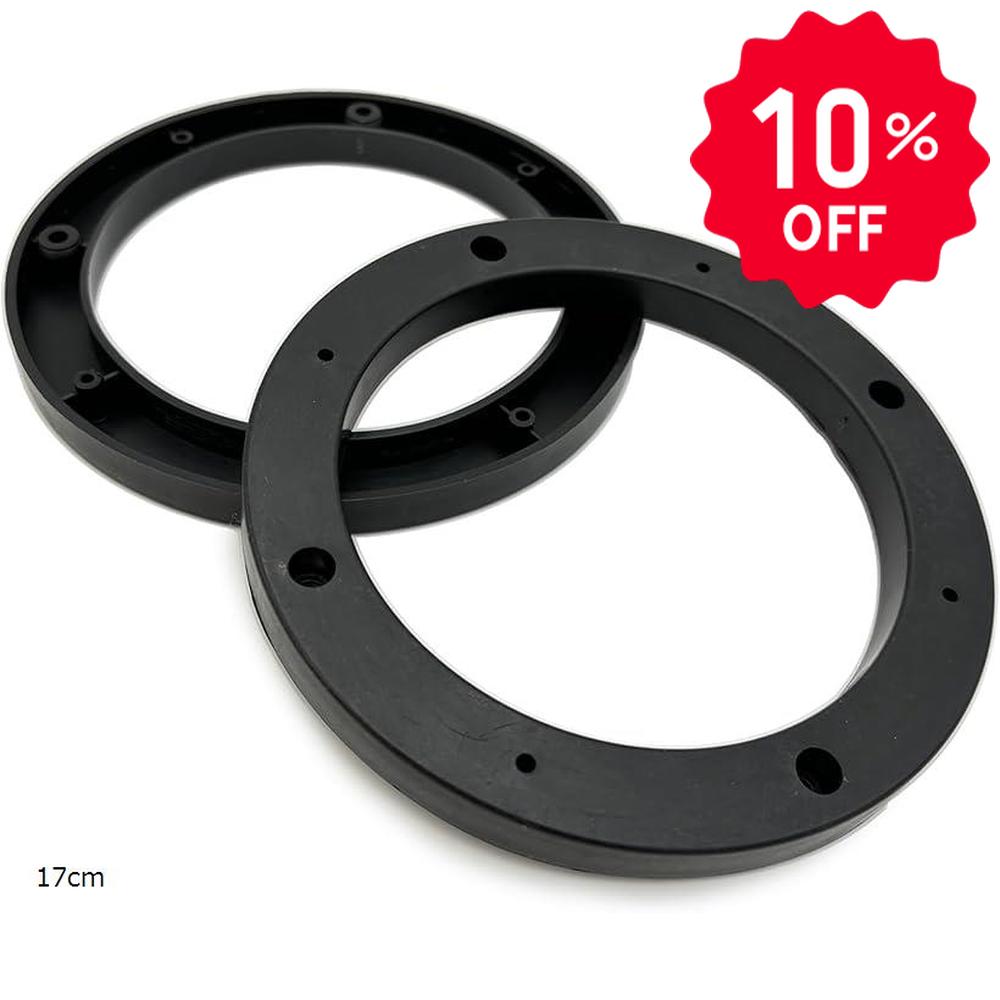 モデルノ ラ テール スピーカー スペーサー 車用スピーカー 汎用 インナースペーサー スピーカーバッフル 取り付け DIY YM-332-IB(17cm)