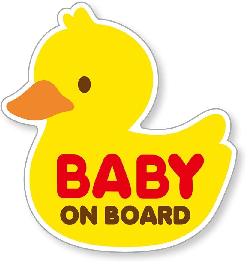 【全品P5倍★5/23 20時～】【Babystity】 赤ちゃん乗っています Baby On Board マグネット ステッカー サイン (マグネット, No,15)