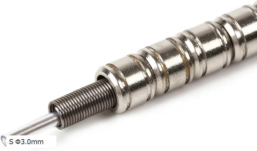 アルミパイプ シルバー パイプ+スプリング+芯線の3点セットです S Φ3.0mm (S Φ3.0mm)