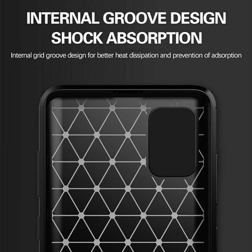 スマホリングスタンド付GTOケース カバー 炭素繊維 TPU シリコン素材を使用した 保護バンパー ブラック(Galaxy A51 5G SC-54A SCG07)