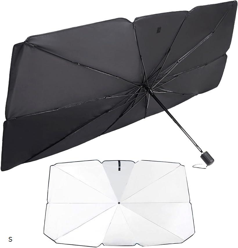 morytrade サンシェード 車 フロントガラス 折りたたみ傘タイプ 日よけ(S)