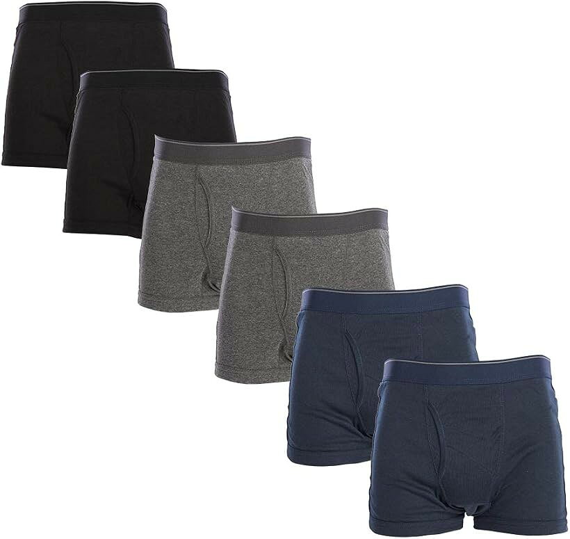 其它 - ボクサー パンツ 無地 ランダム セット メンズ 下着 インナー 5L (6枚セットA, 4XL)