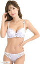 【全品P5倍★4/24 20時～】【Laulea Akoakoa】 レディース ブラ ブラジャー ショーツ 上下 セット カラバリ シンプル レース 勝負 下着(パープル,F75)