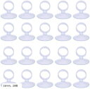 【楽天ランキング1位入賞】水槽吸盤 水槽用品 ヒーター管等用 クリップ 式 パイプ ホース 固定 水族館吸盤クリップ Oリングの内径 16mm 20個(16mm, 20個)