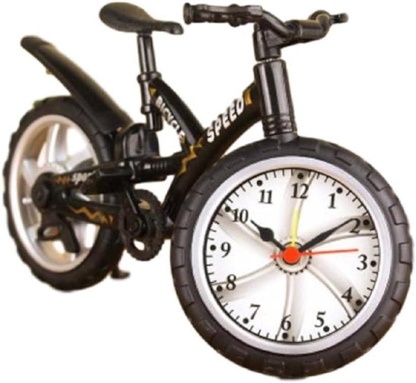 【morningplace】 ロードバイク サイクリング 目覚まし時計 かっこいい お洒落 インテリア に (ブラック)