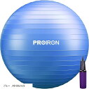 【楽天ランキング1位入賞】バランスボール 55cm ハンドポンプ付き(ブルー, 55cm/S)