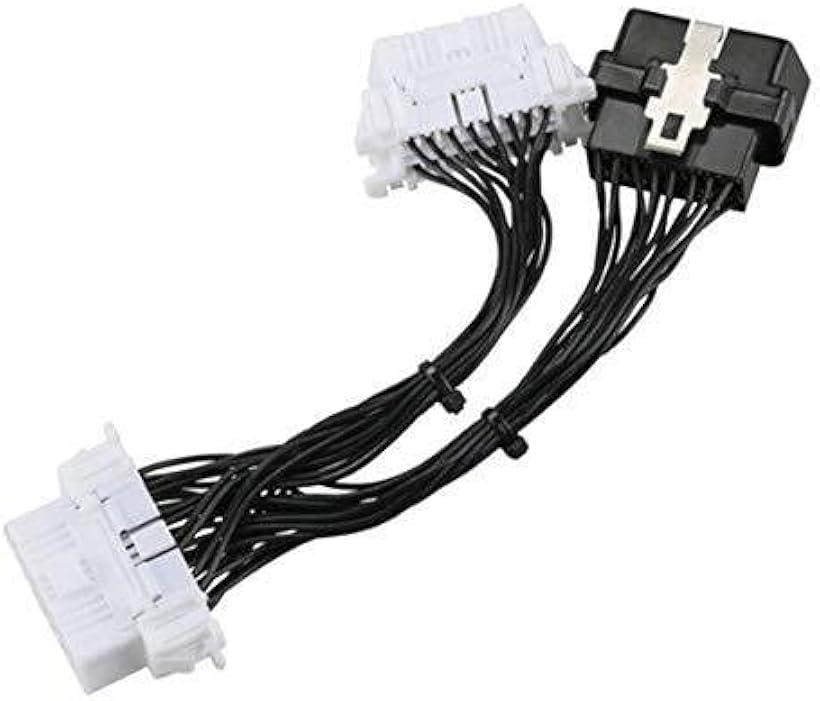 OBD2 ハーネス ケーブル 車 2分岐 ドラレコ GPS携帯 同時取付 16PIN 30cm