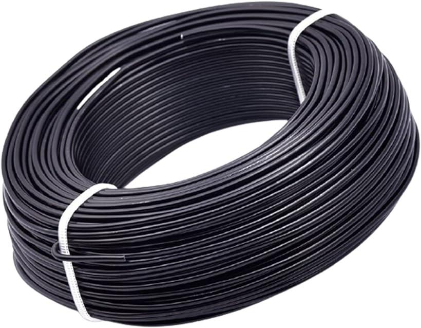 アルミワイヤー 3mm 10m ワイヤークラフト 材料 工作 自由工作 針金 アルミ線 ブラック