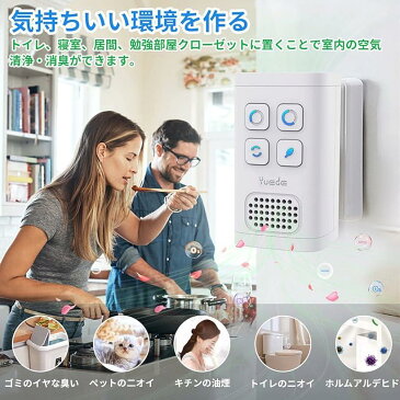 脱臭機 オゾン脱臭機 アップグレード版ミニ空気清浄機 小型脱臭機 オゾン発生器 マイナスイオン搭載 負イオン発生器 コンセント式 フィルター交換不要 おしゃれ 消臭 ほこり除去 自動タイミング機能 省エネ 静音 トイレ 浴室 車内(ホワイト)