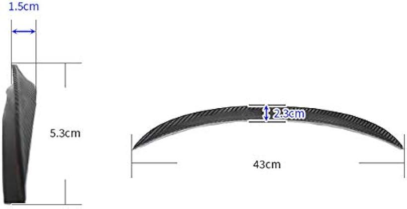 【楽天ランキング1位入賞】＊高強度軟質素材..＊ オーバーフェンダー 出幅15mm 幅43cm 4本 ブラック カーボン柄 汎用 フェンダーモール ハミタイ プリウス アクア 黒 2