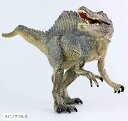 【楽天ランキング1位入賞】恐竜 フィギュア リアル 模型 ジュラ紀 30cm級 爬虫類 迫力 肉食 子供玩具 プレゼント ディスプレイ(グレー)