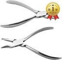 【楽天ランキング1位入賞】やっとこ メガネ 修理 眼鏡メンテナンス 鼻パッド テンプル調整 工具 2点セット(銀)
