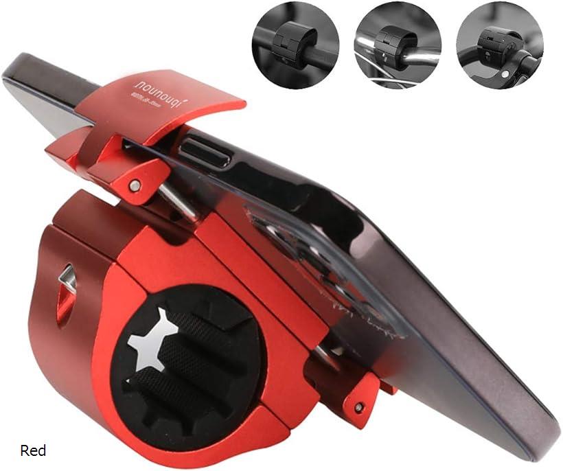 【楽天ランキング1位入賞】90°回転見えない自転車携帯ホルダー 携帯電話ホルダー(Red)