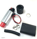 互換品大容量 フューエル ポンプ 255L/H セット 高流量 高出力 エンジン 対応(シルバー)