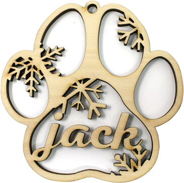 クリスマス オーナメント 動物 犬 木製 クリスマスツリー 飾り 装飾 北欧風 肉球/JACK