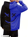アスペルシオ フード付き 長袖 パーカー トレーナー メンズ スポーツ ヒップホップ 裏起毛 2XL ブルーブラック (ブルーブラック, 2XL)
