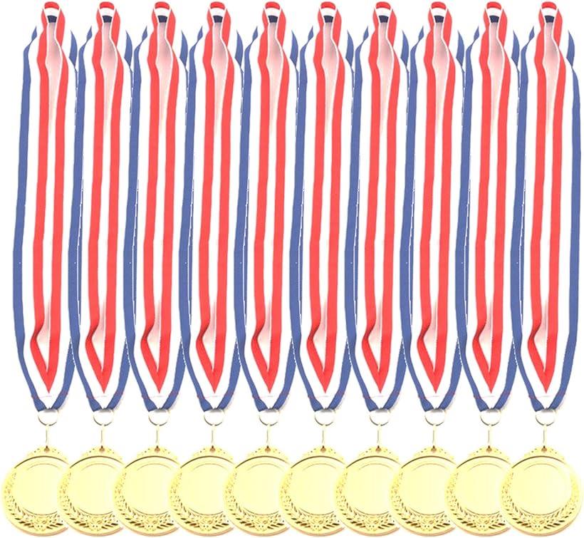 EXDUCT メダル 金メダル 運動会 記念 優勝 大会 金 10個セット 
