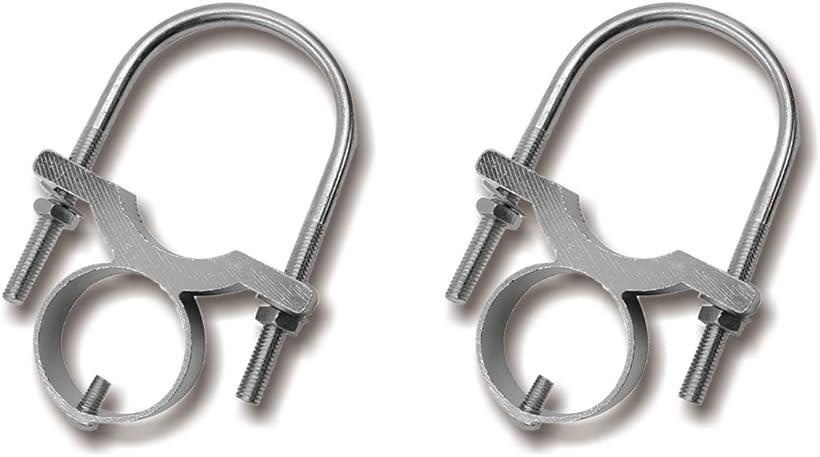 【楽天ランキング1位入賞】アマチュア無線 アンテナ Uボルト金具 取付金具 bsアンテナ fm クランプセット アンテナポール 2個 (2個)