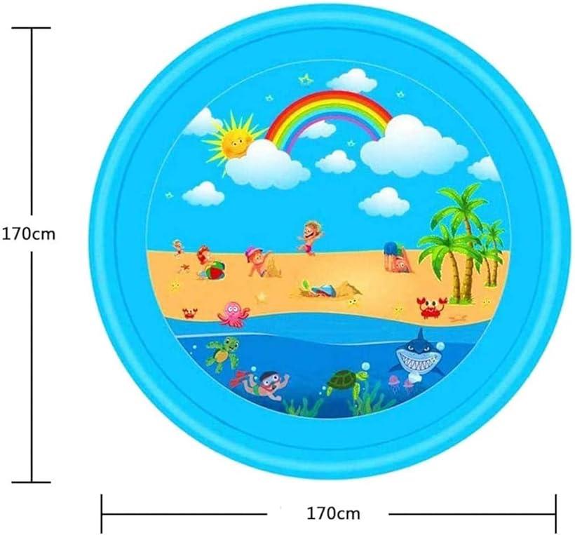 【楽天ランキング1位入賞】噴水マット こども用 噴水おもちゃ ビニールプール プレイマット 子供 プール噴水 芝生遊び 大型 170CM