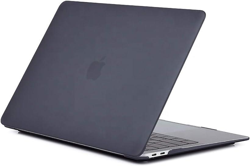 【全商品P5倍★5/16 1:59迄】MacBook Pro 13 インチ ケース 【A1706/A1989/A1708/A2159 マックブックプロ 】カバー 2016 2019 Retina TouchBar 付き対応 つや消し ブラック (TouchBarタイプ Macbook Pro Retina(A1706/A1989/A1708/A2159), ブラック)