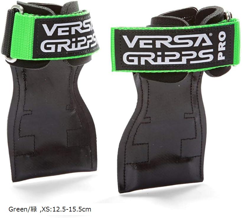 PRO パワーグリップ 筋力トレーニング・リストラップ (Green/緑, XS:12.5-15.5cm)