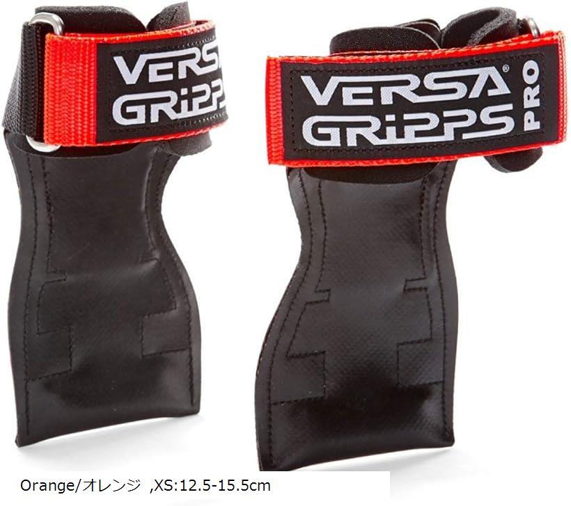 PRO パワーグリップ 筋力トレーニング・リストラップ(Orange/オレンジ, XS:12.5-15.5cm)