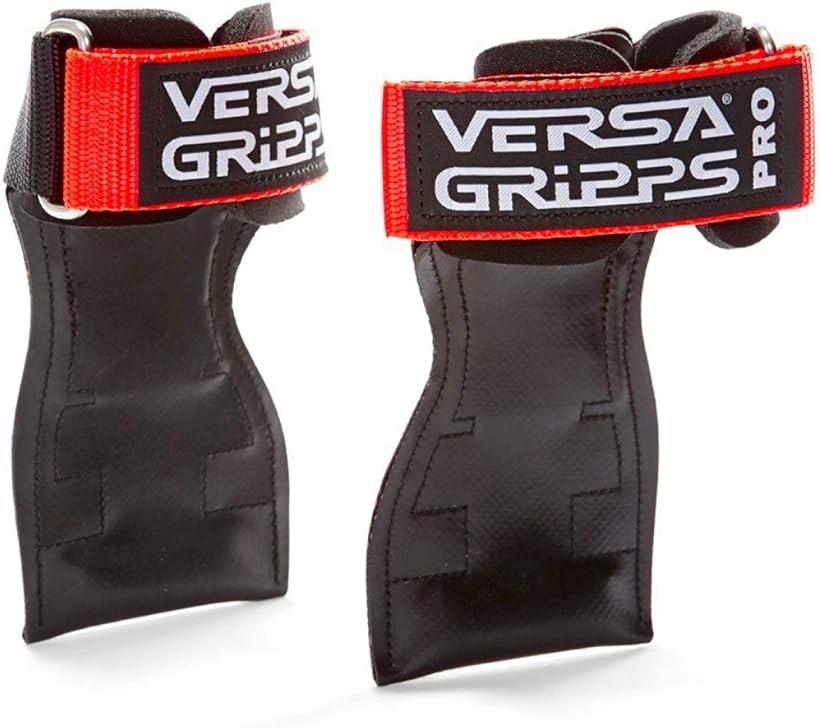 Versa Gripps PRO パワーグリップ 筋力トレーニング リストラップ(Orange/オレンジ, SM:15.6-18.0cm)