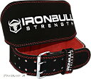 【全品P5倍★4/24 20時～】Iron Bull Strength トレーニングベルト 6インチパッド入り Medium