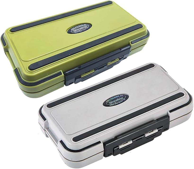 【楽天ランキング1位入賞】ルアー タックルボックス 2色セット 釣り道具 道具箱 ルアーケース タックルケース 釣り具 収納 大 グリーン&グレー