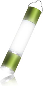 ミニledランタン USB充電式 モバイルバッテリー機能付き 6つモード調光 軽量 グリーン( グリーン)