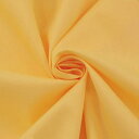 カラー ツイル生地 綿100％ 全18色 長さ約2mx幅約160cm 無地 やや薄手( 黄色)