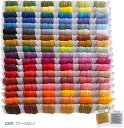 【楽天ランキング1位入賞】刺繍糸 セット 糸巻き(108色(25番/8m/6本綴り/カード巻き), ケースなし)