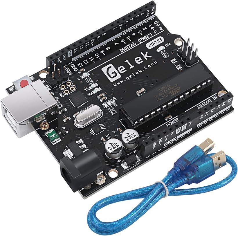 Arduinoと互換 Arduino用UNO R3 マイコンボード 開発ボード ATmega328P ATmega16U2 USB ケーブル( USB ケーブル)