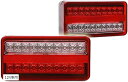汎用 LED テールランプ ボート トレーラー 牽引トレーラー カスタム 防水 ブレーキ 爆光 左右2個セット(12V車用)