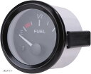 【楽天ランキング1位入賞】燃料ゲージ 52mm 燃料レベル計 メーター 数字表示 燃料レベルゲージ 燃料センサー 12V 汎用(ホワイト)