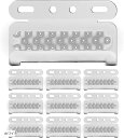 互換品モデルノ ラ テール サイドマーカー LED 24V 薄型 汎用 トラック COB ダウンライト 防水 10個 SN-246-SM(ホワイト)
