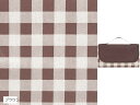 レジャーシート ピクニックマット 大判 厚手 折り畳み 200x200cm 6~8人用 コンパクト収納(ブラウン, 200cmx200cm)