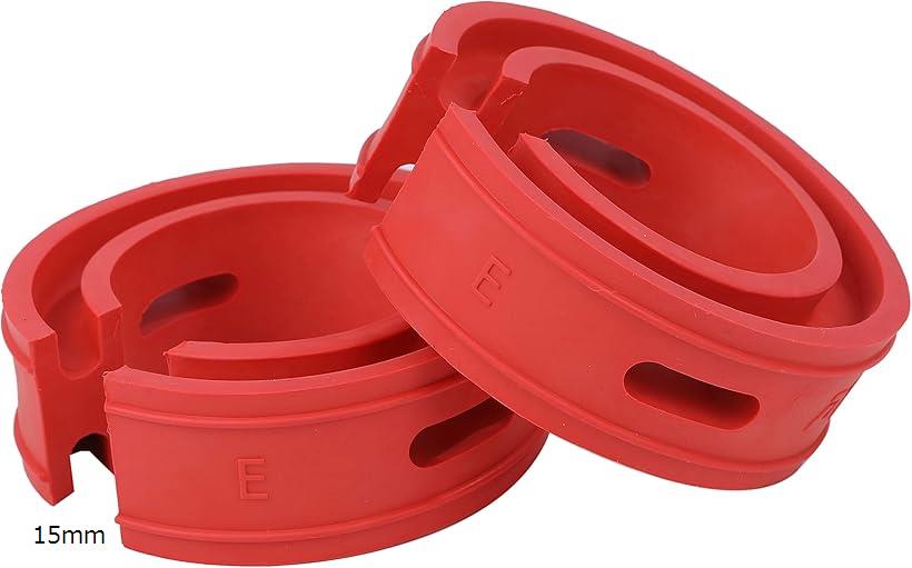 互換品 ラバースペーサー スプリングゴム 2個 セット ハイトアップ 車高調整 KRB264 15mm (15mm)