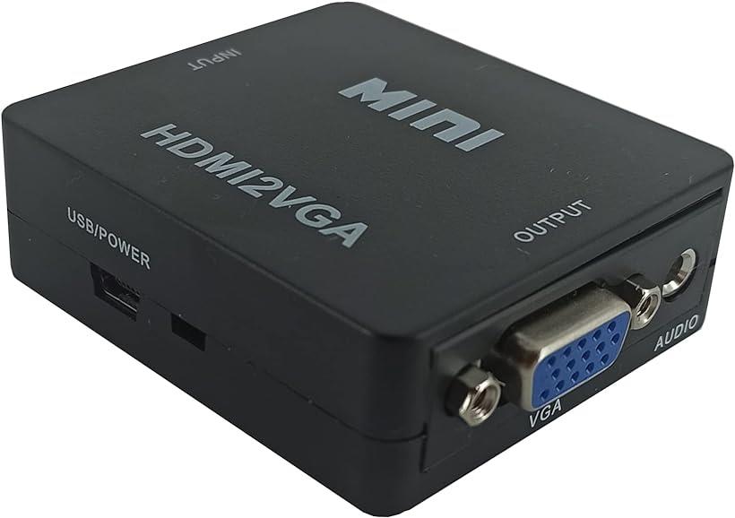 HDMI メス to VGA 変換コンバーター アナログ変換 デジタル D-Sub 15pin