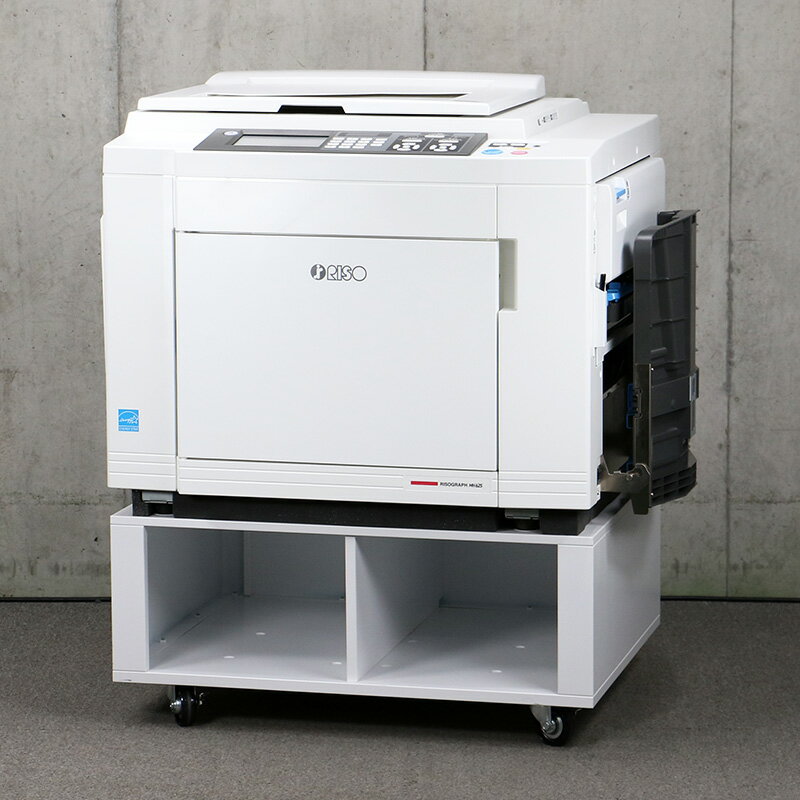 中古印刷機 輪転機 理想科学 RISO（リソー）リソグラフ（RISOGRAPH）MH625【過去使用枚数92,614枚 B4 2色刷り対応 B4ドラム USB・LAN接続対応 チラシ】【中古】