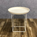 NORR11 DUKE SIDE TABLE IVORY/CREAM(幅450×奥行450×高さ520(mm)/5.9kg 北欧 洗練デザイン サイドテーブル ...