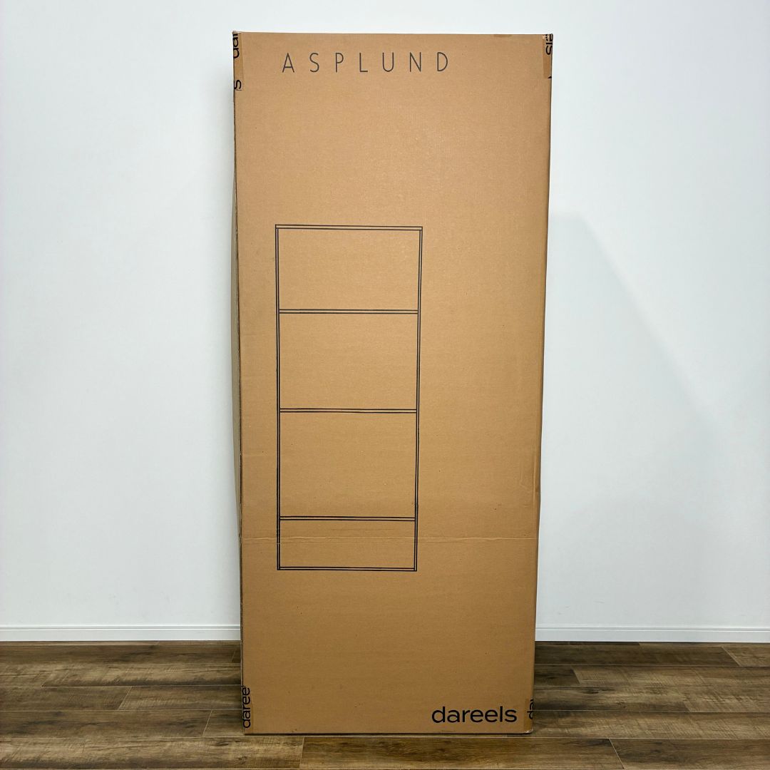【新品未使用・未開封】ASPLUND dareels TOTEM SHELF アスプルンド ダリールズ トーテムシェルフ オープンシェルフ オープンラック ブックシェルフ 本棚 ナチュラル チーク材【YEランク】