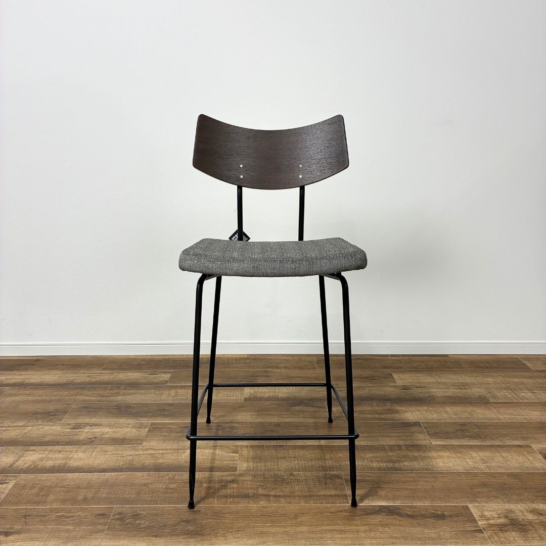 【新品未使用・未開封】ASPLUND SQUARE ROOTS SOLI COUNTER STOOL GREY FABRIC アスプルンド スクエアルーツ ソリ カウンタースツール グレーファブリック カウンターチェア ハイスツール オーク材 グレー【YCランク】 [3]